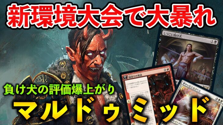 【MTGアリーナ】新環境大会で大暴れ!! 負け犬の評価が爆上がりのマルドゥミッドレンジ！(スタンダード)【MTG Arena/Magic The Gathering】