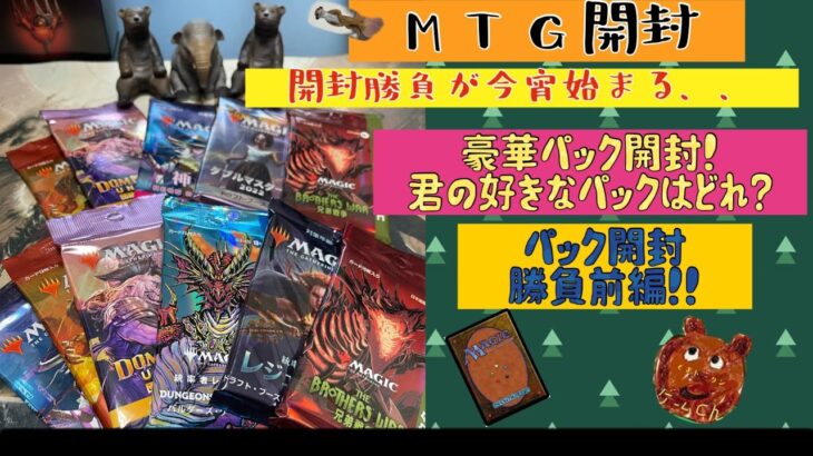 [MTG]仲間を信じろ！パック開封勝負(前編)