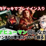 【MTGアリーナ】自作ナヤヒューマンで環境デッキ倒しながらBO1環境解説するよ！【春日部つむぎのラダーデッキ紹介】【兄弟戦争】