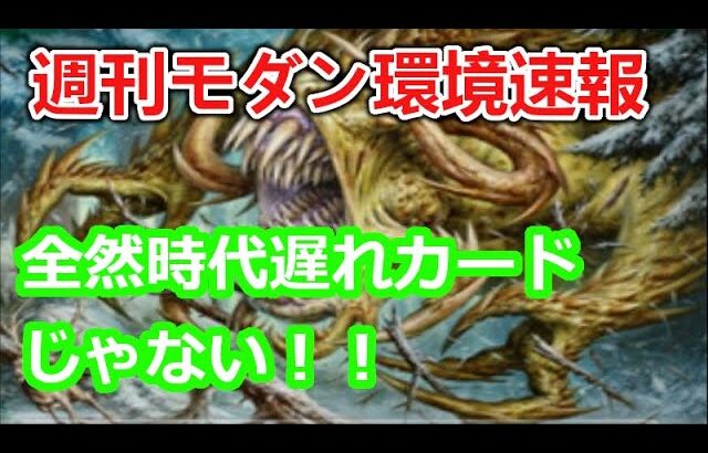 【MTG】タルモゴイフは今が買い！？な週刊モダン環境速報【モダン】