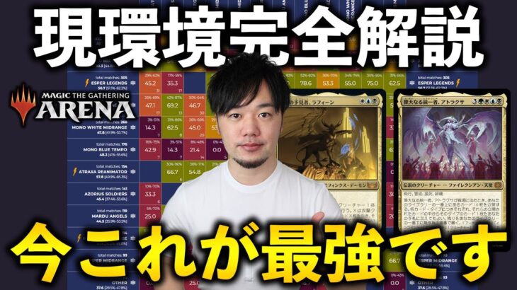 【MTGアリーナ】現環境最強デッキはコレ!! ~データから見るメタ分析~ (スタンダード)【MTG Arena/Magic The Gathering】