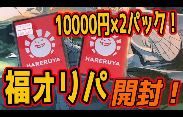 【MTG開封】晴れる屋福オリパ開封！10000円×2パック！