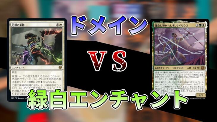 【MTG対戦動画】ドメイン vs セレズニアエンチャント【スタンダード】