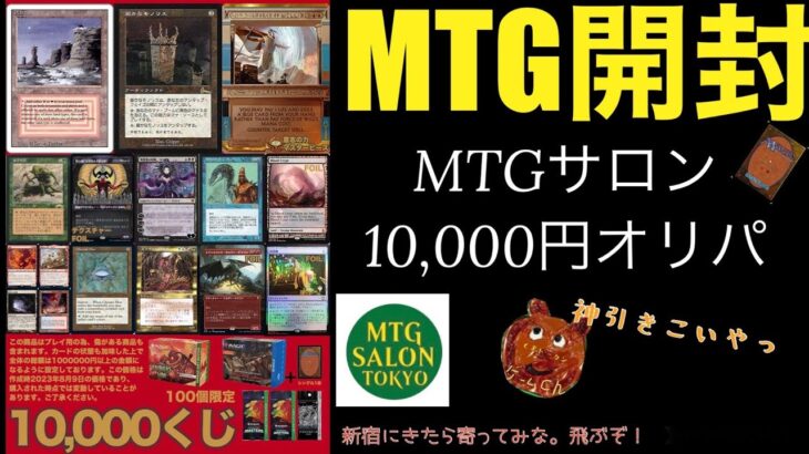 [MTG]MTGサロン10,000円オリパを3口開封くま