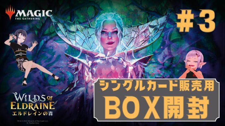 【MTG】シングルカード販売用BOX開封 ★ 新レア当てゲーム ★ エルドレインの森 #3d  【WOE】