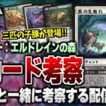 【MTGアリーナ】新セット『アルケミー：エルドレイン』の新カードを視聴者と一緒に考察していくよ！！【配信】