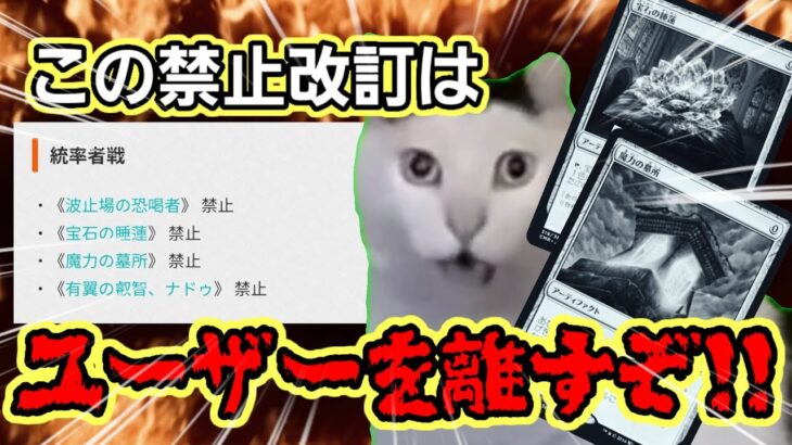 【絶句】過去最悪の禁止改訂【MTG】#猫ミーム #カードゲーム #猫マニ